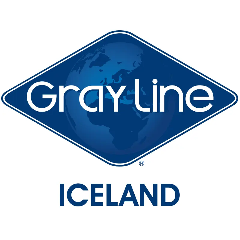 GrayLine Iceland logo with globe.